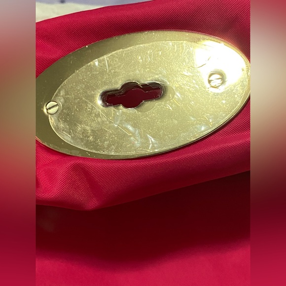 NWT Mulberry Hot Pink Medium Top Handle Lily Bag Padded Nylon - Picture 8 of 8